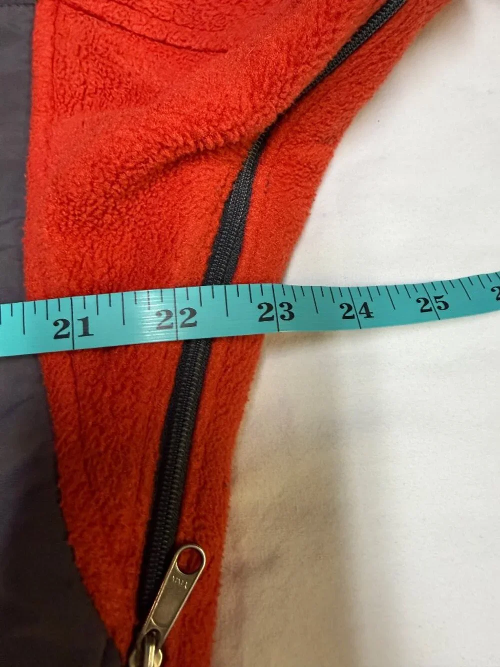 The North Face Men’s Denali Jacket‎ Small Red Gray Fleece EUC